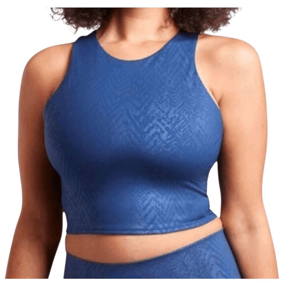 NWT ATHLETA Conscious Embossed Crop D-DD Size XS